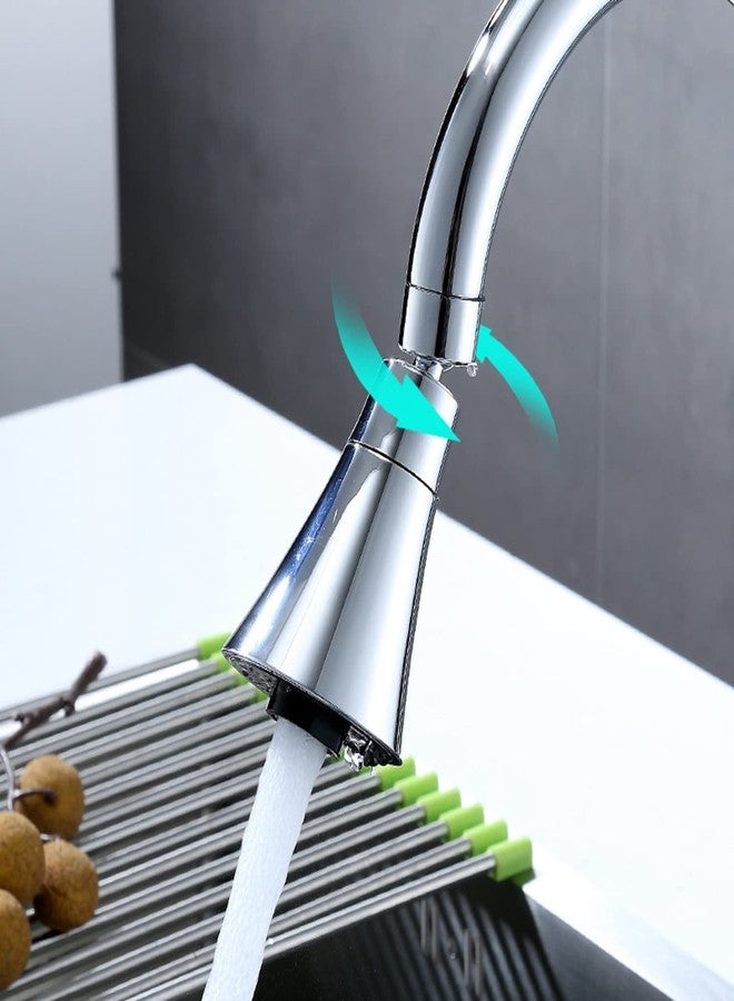 Trifecta Faucet head aerator Sprayer Head Faucet Extender Nozzle, Kitchen Faucet, 2 Modes Adjustable High Water Flow Sink Faucet Booster Nozzle , Faucet Universal stereotyped Bubbler ( pack - 1 Faucet F) - Image 3